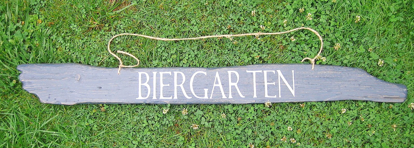 Biergartenschild