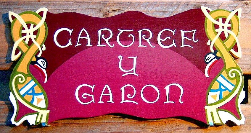 Book of Kells Cartref y Galon