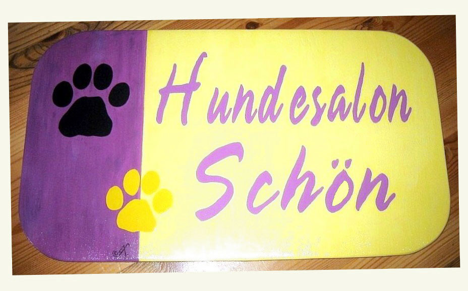 Schild Hundesalon