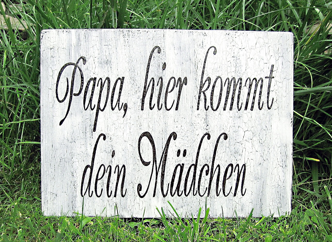 Schild Trauung