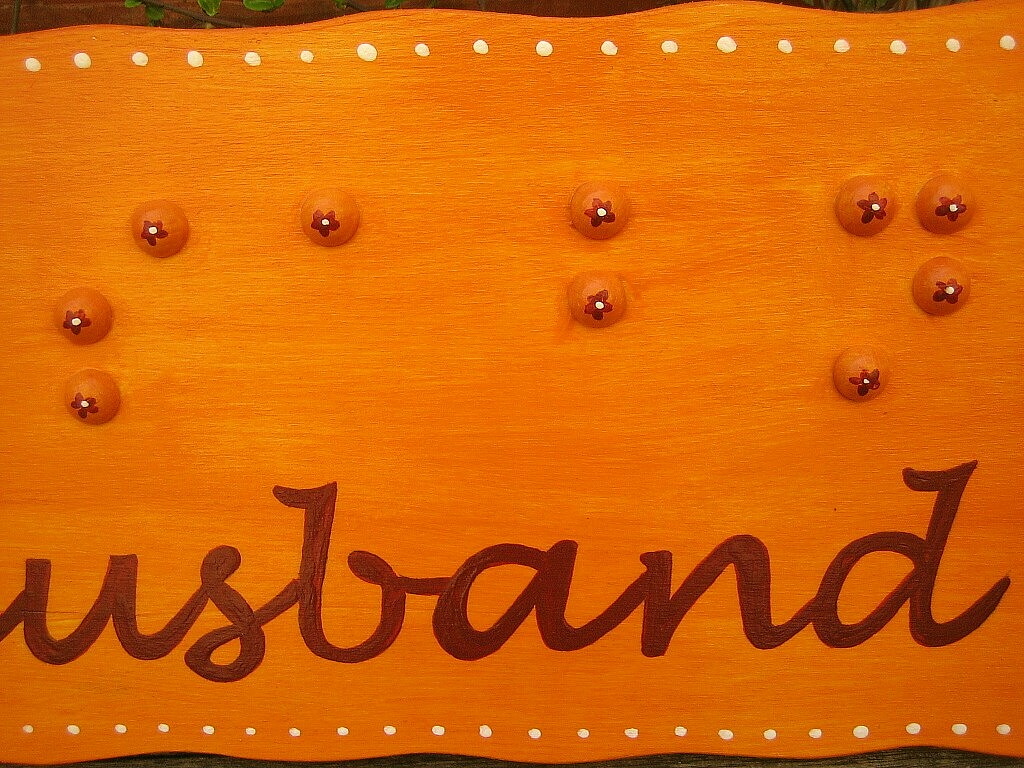 Trschild Blindenschrift. Hausband.ba2