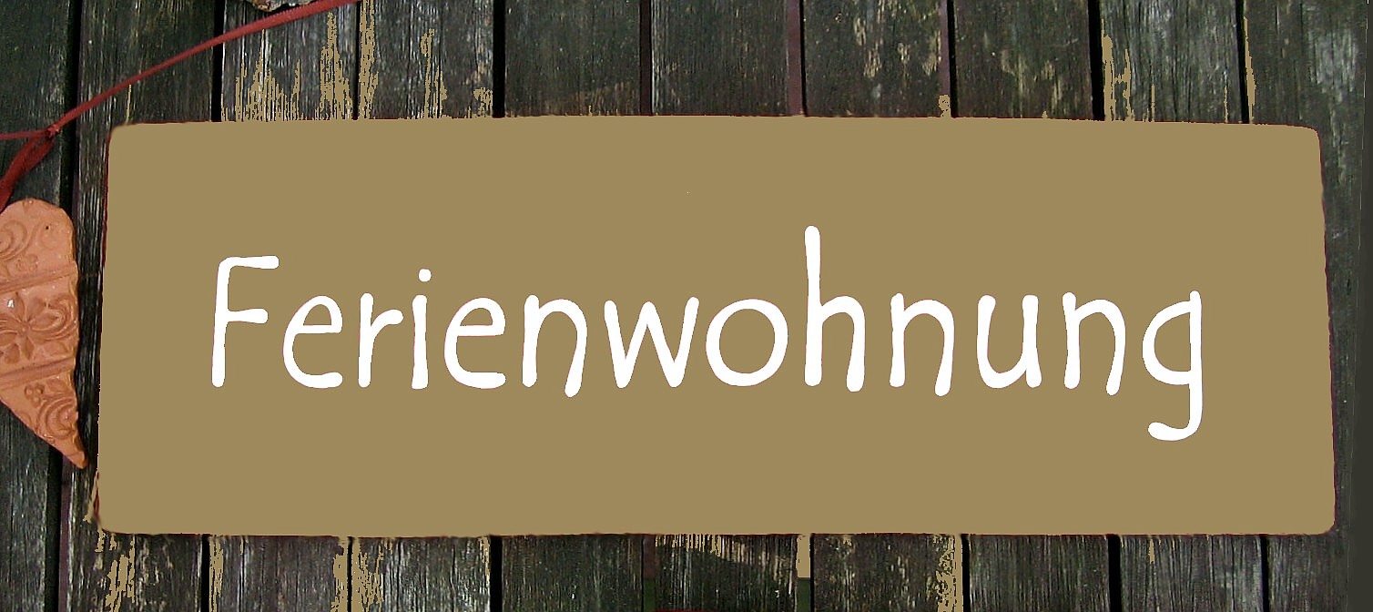 Trschild Hinweisschild aus Holz