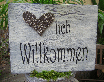 Willkommensschild Shabby