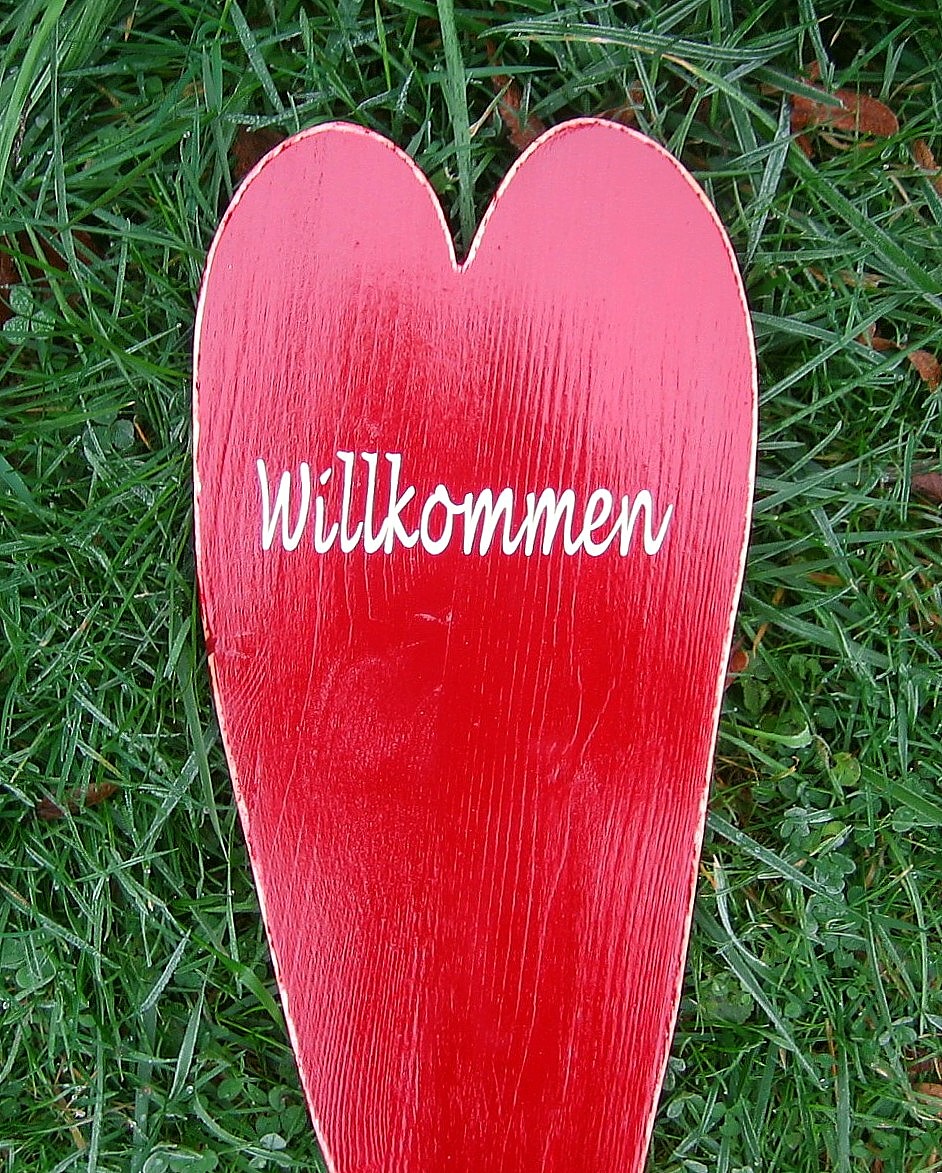 great heart ein riesiges Willkommensherz